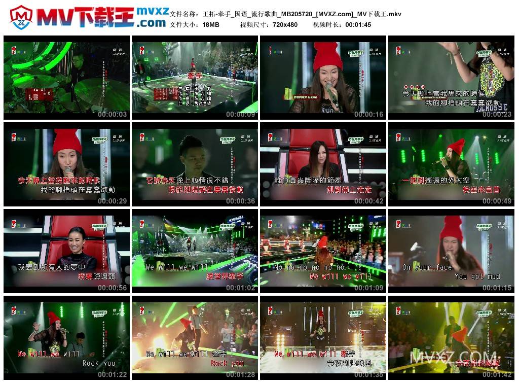 王拓-牵手_国语_流行歌曲_MB205720